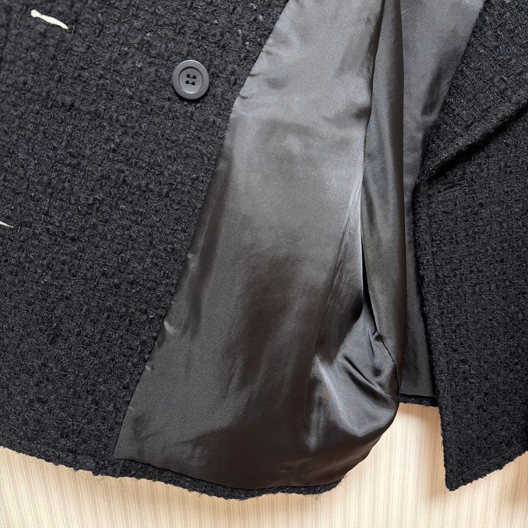 MINAMI TANAKA×CLANE OVER TWEED COATブラック0