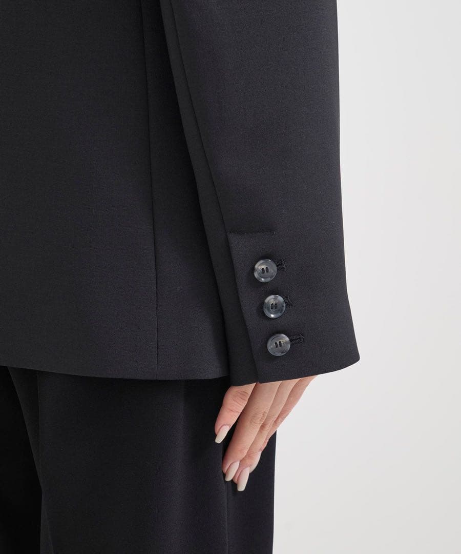 新品タグ付 UNITED TOKYO レイヤードカラーテーラードジャケット 黒