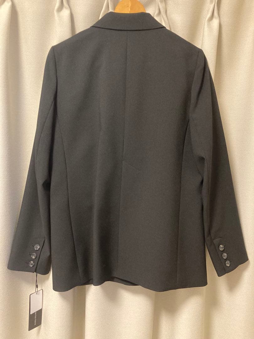 新品タグ付 UNITED TOKYO レイヤードカラーテーラードジャケット 黒