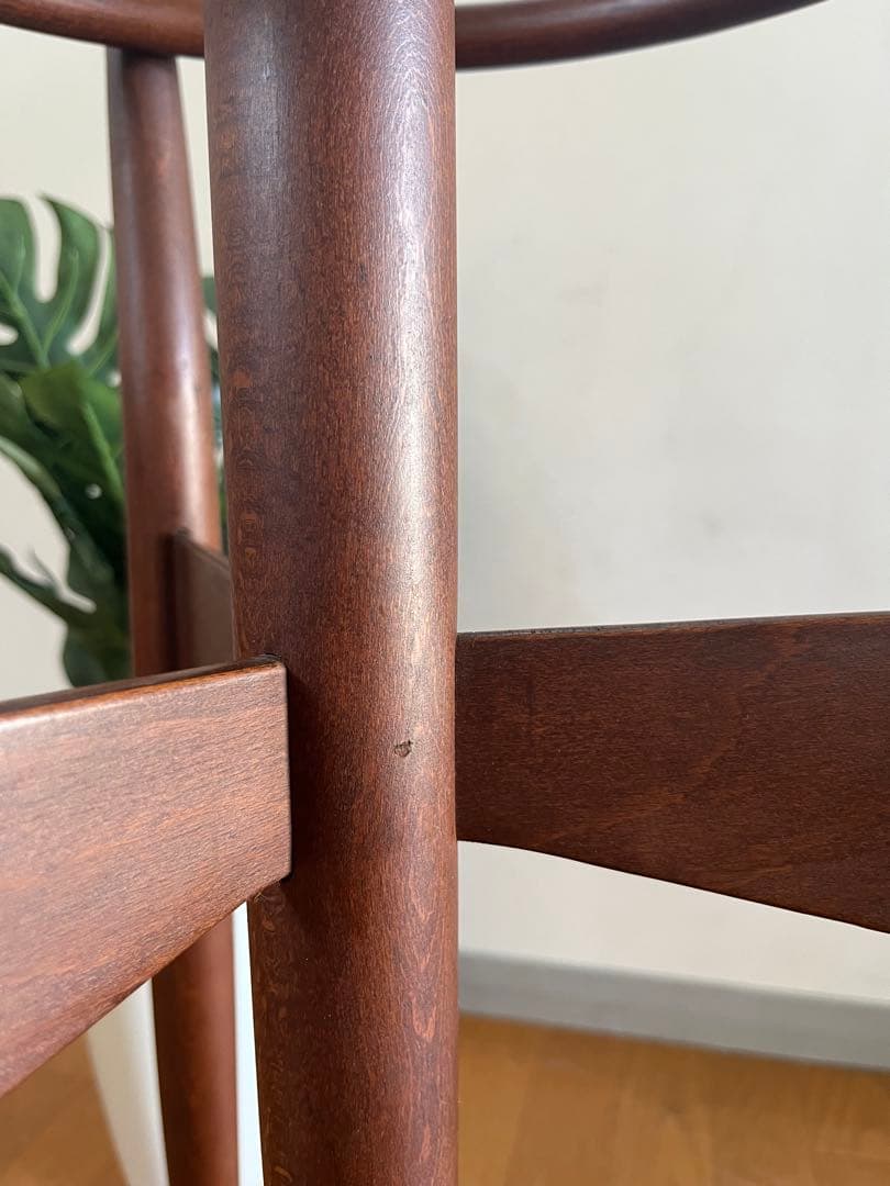 秋田木工　コートハンガー　曲木　レトロモダン　北欧スタイル　ヴィンテージ