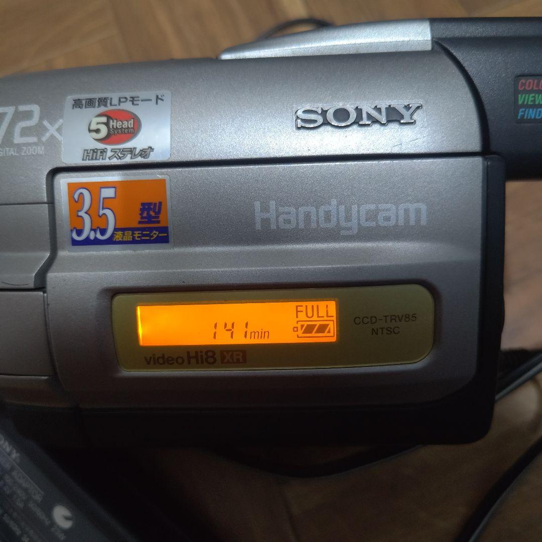 Sony hi8 ビデオカメラ CCD-TRV85 動作確認済み