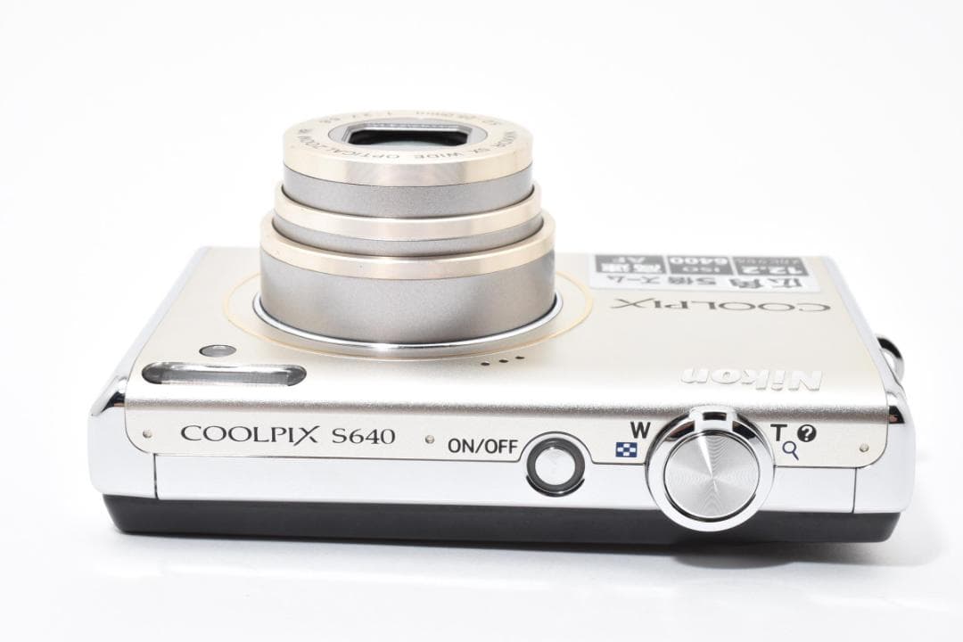 極美品☆Nikon ニコン COOLPIX S640 シルバー デジカメ#963
