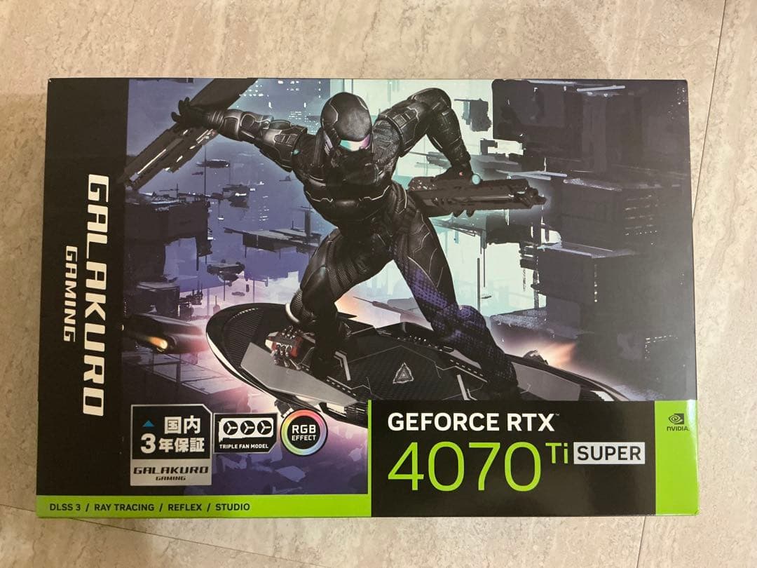 グラフィックボード・グラボ・ビデオカード GALAKURO GeForce RTX 4070 Ti Super