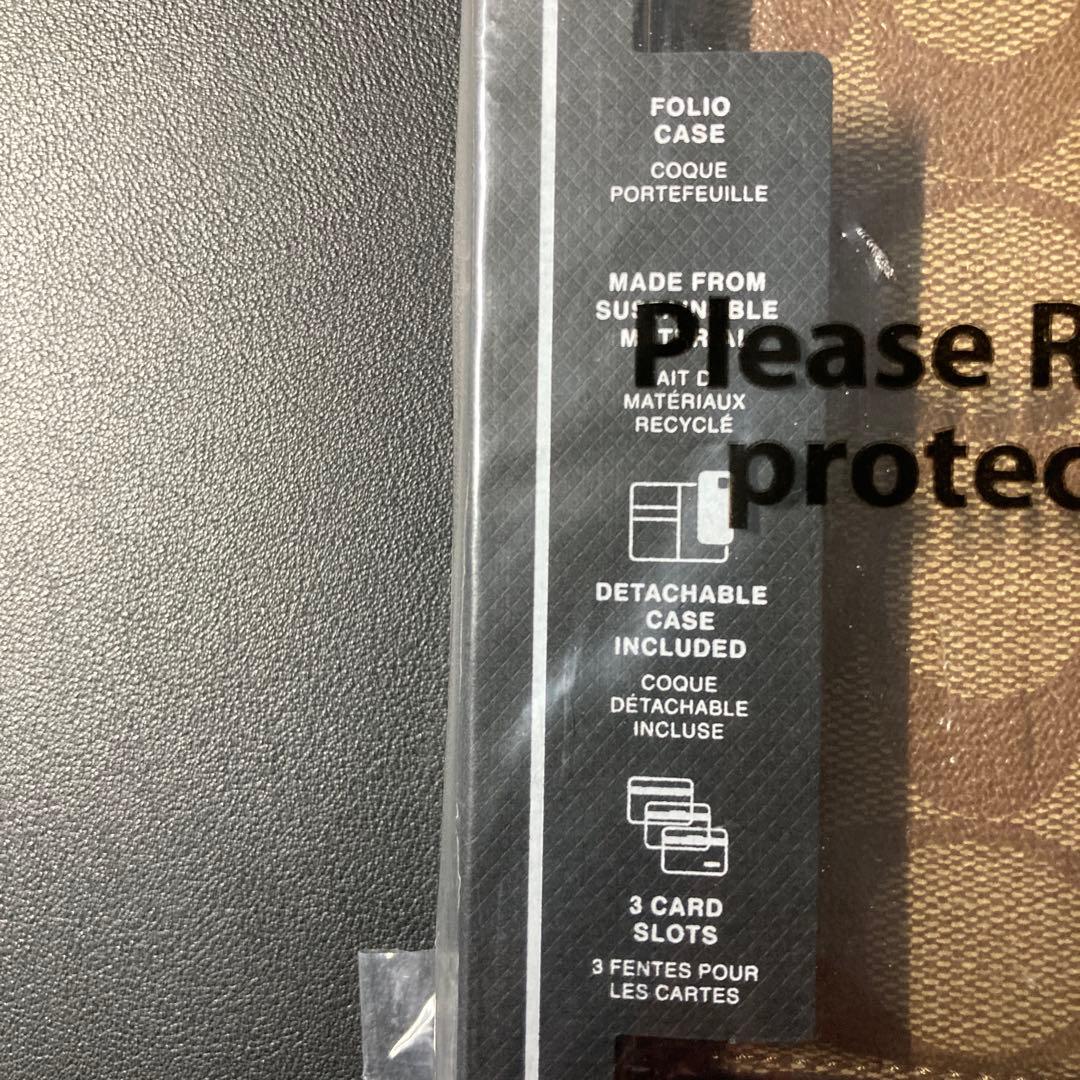 COACH 手帳型ケース ブラウン ベージュ