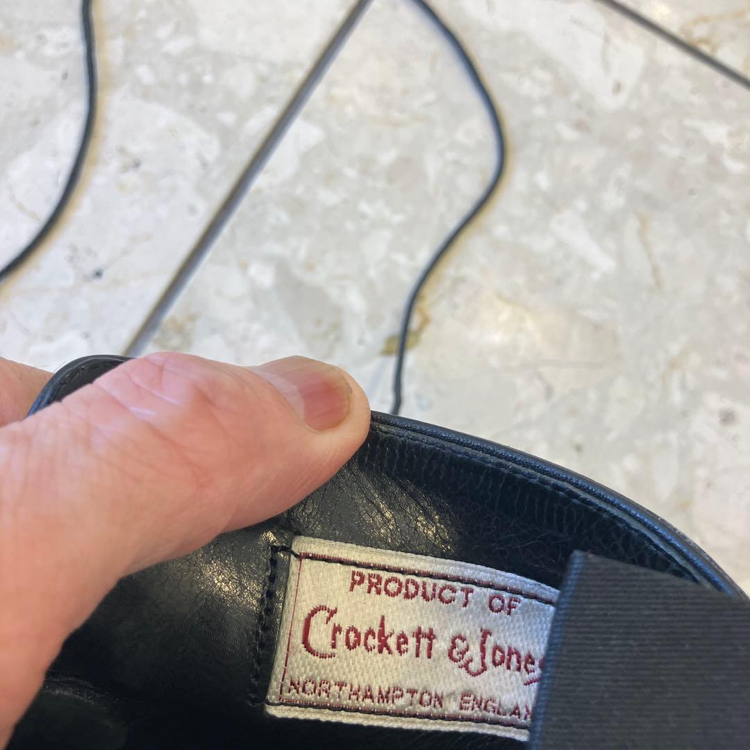 Crockett & Jones ブラックドレスシューズ