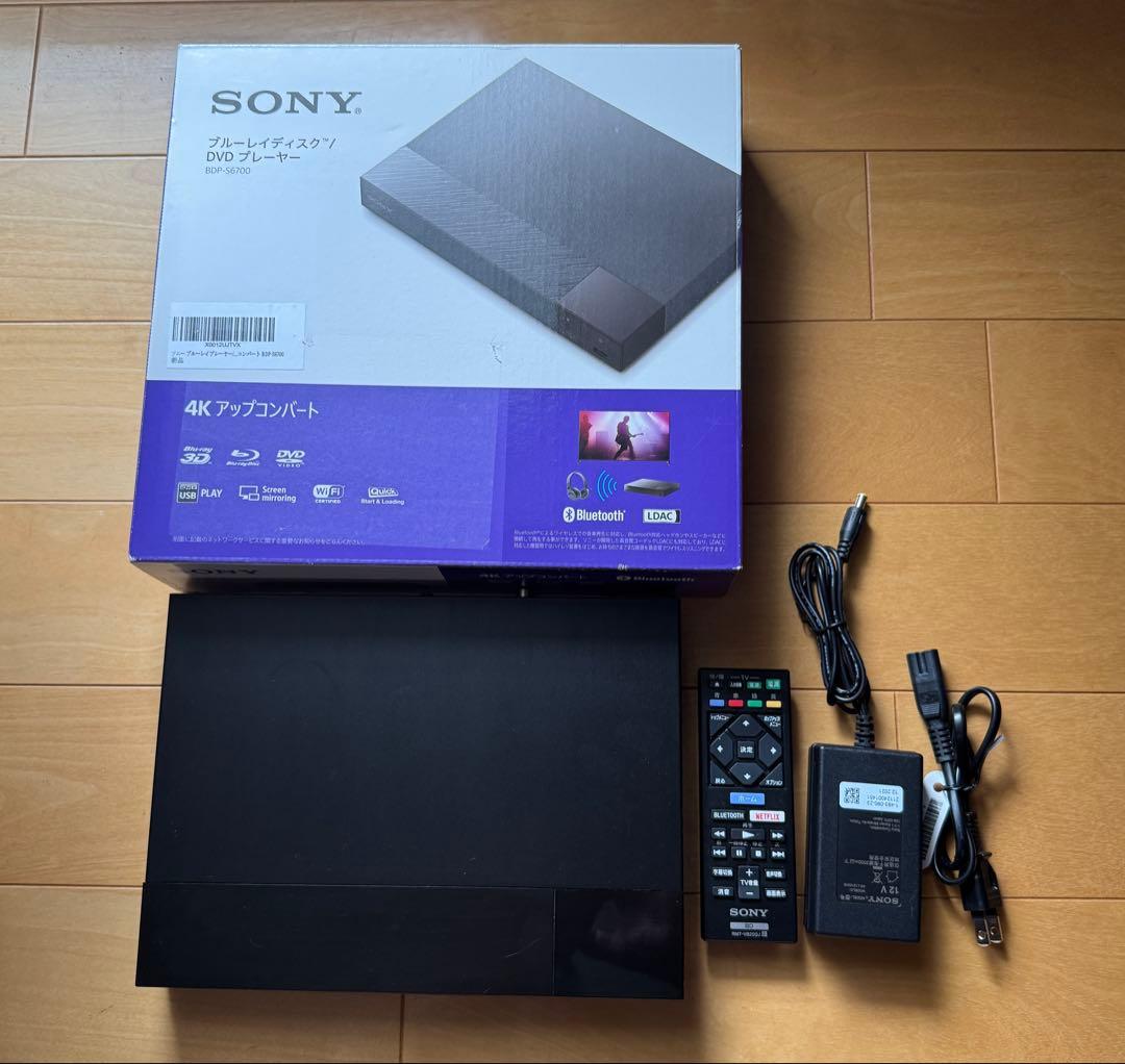 SONY 4Kアップコンバート ブルーレイプレーヤーBDP-S6700