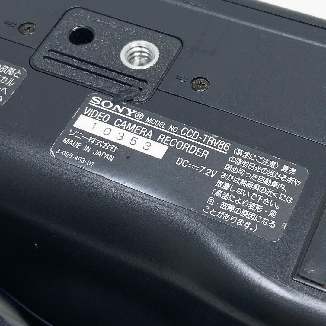SONY ビデオカメラレコーダー CCD-TRV86PK