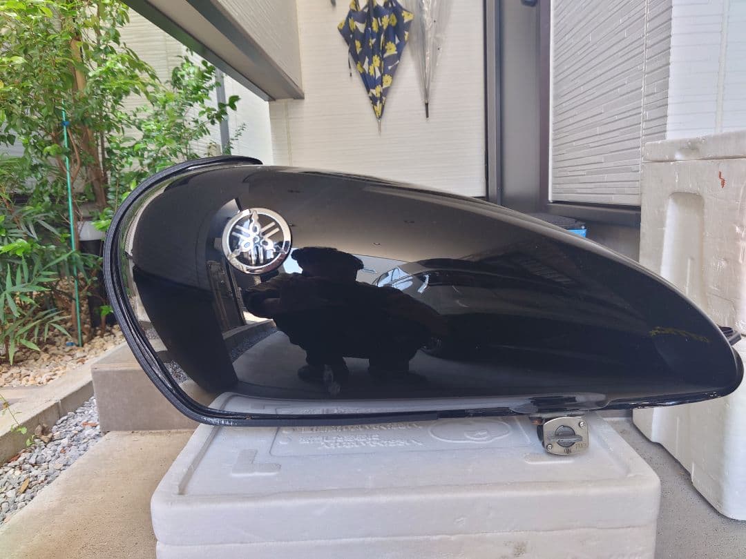 SR400 純正タンク インジェクション FI YAMAHA ガソリンコック付き