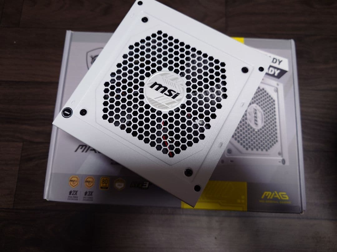 MSI MAG A850GL PCIE5 WHITE PC電源ユニット 850W