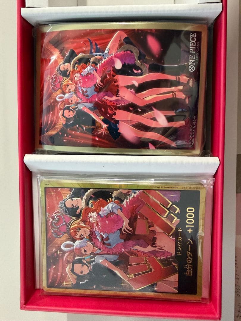 ワンピースカードヒロインズエディション スリーブ＆金ドン10枚＆ストレージBOX