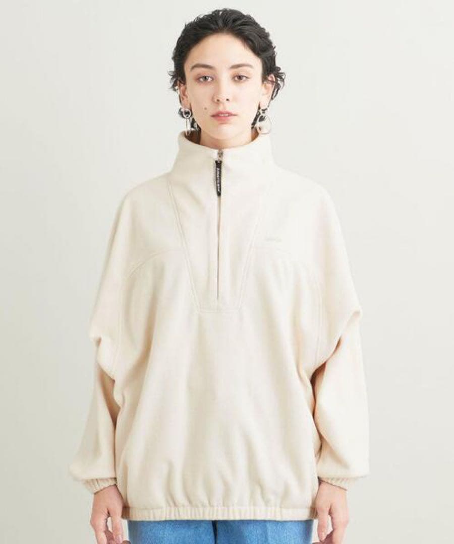 【別注】Americana アメリカーナ フリース　ハーフジップ　プルオーバー