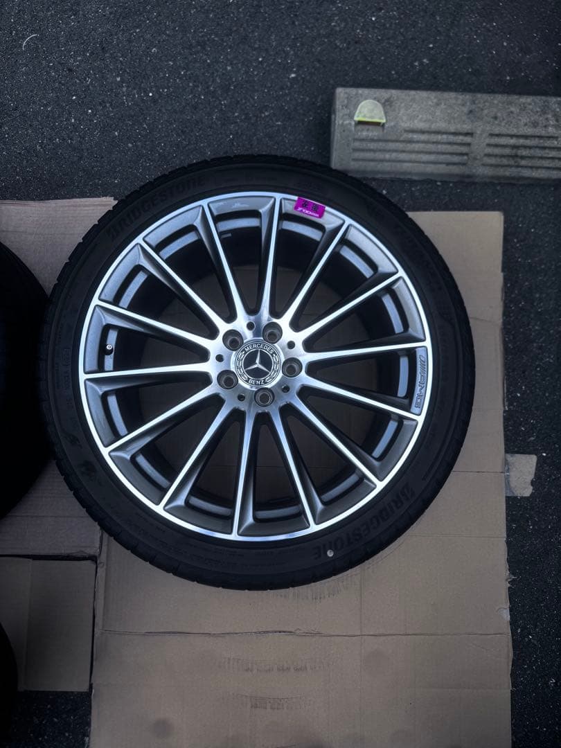 Mercedes-AMG20インチアルミホイール純正タイヤ&ホイール4本セット