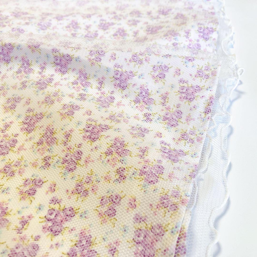 ラベンダー×花柄 115 セレモニー 入学 卒園 発表会 フォーマル