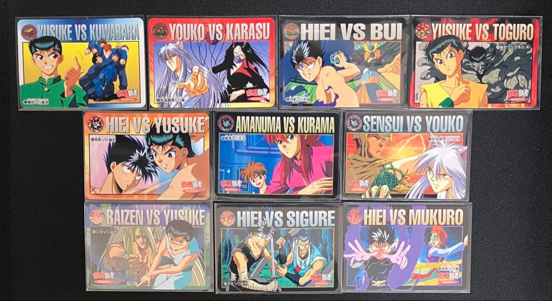 幽遊白書 カードダス メモリアル 42枚フルコンプリート