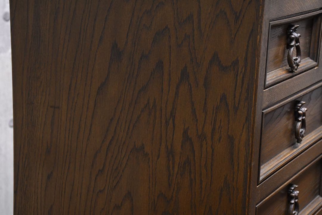 EHK65 永田良介商店 小物整理ダンス 50万 ナラ材(オーク材) 神戸洋家具