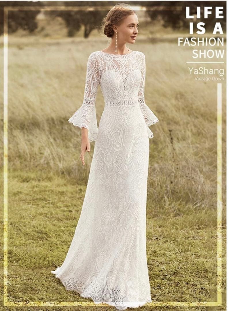 ツ*ジ様 二次会　花嫁　ワンピース　白ドレス　ウエディングフォト　XLサイズ