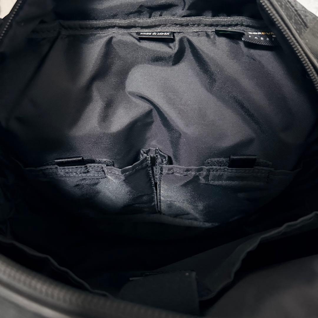 未使用級 新型 ポーター ハイブリッド デイパック リュック ブラック