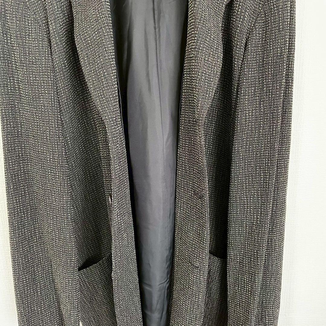 【ヨーガンレール】ジャケット チャコール シングルブレスト フォーマル ゆったり