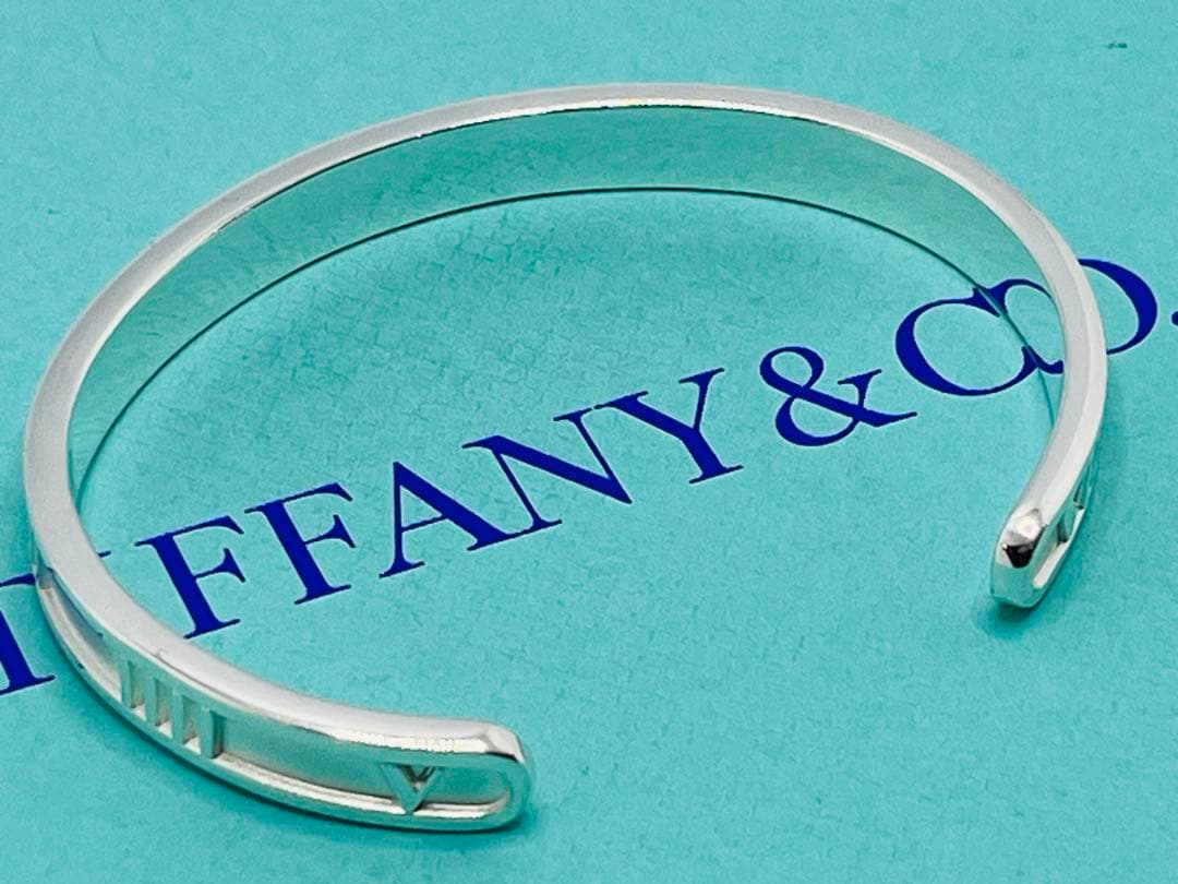 c714 超美品　オールドティファニー　1995 アトラス　ATLAS バングル