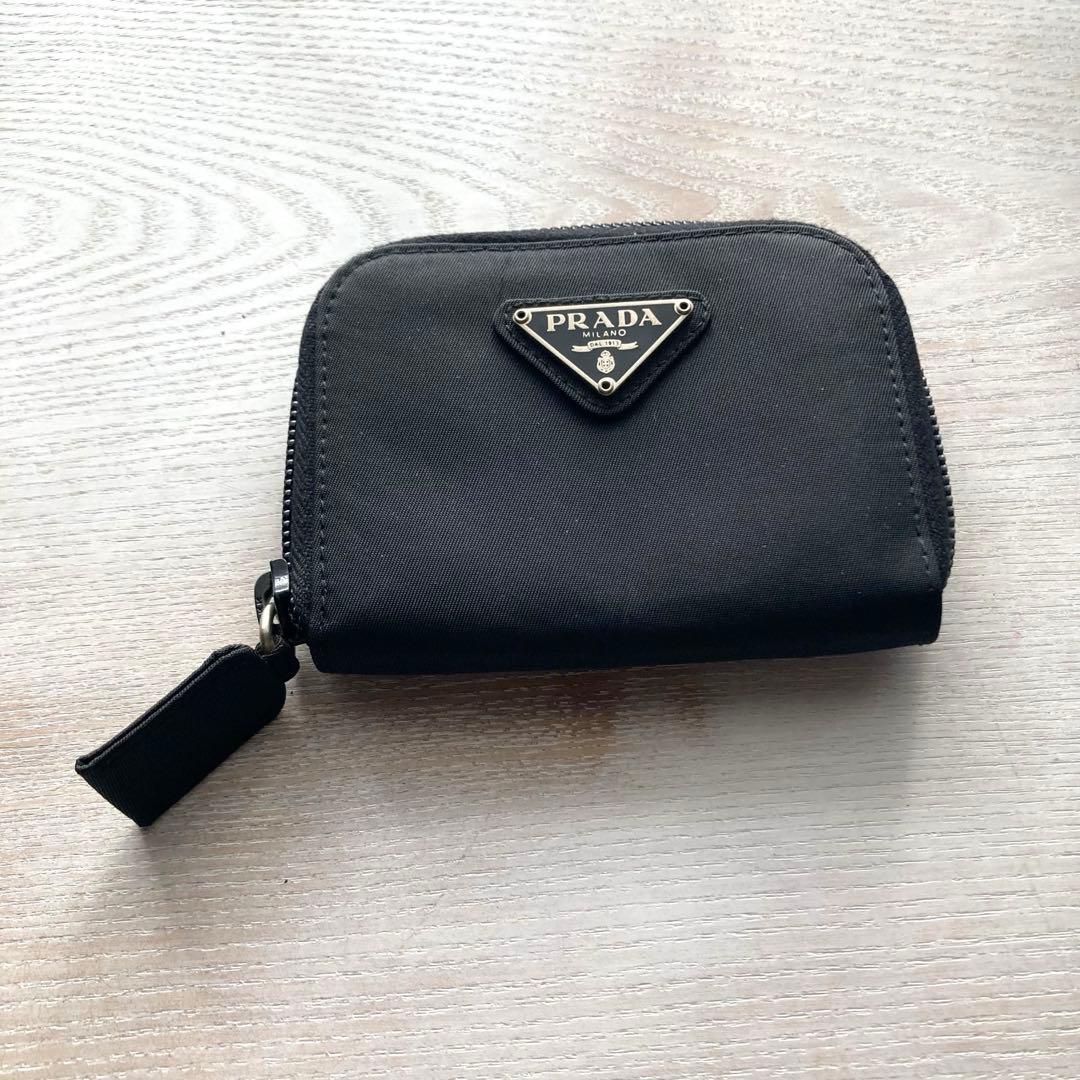 ＊Ｎ＊PRADA プラダ ナイロン ラウンドファスナー ケース