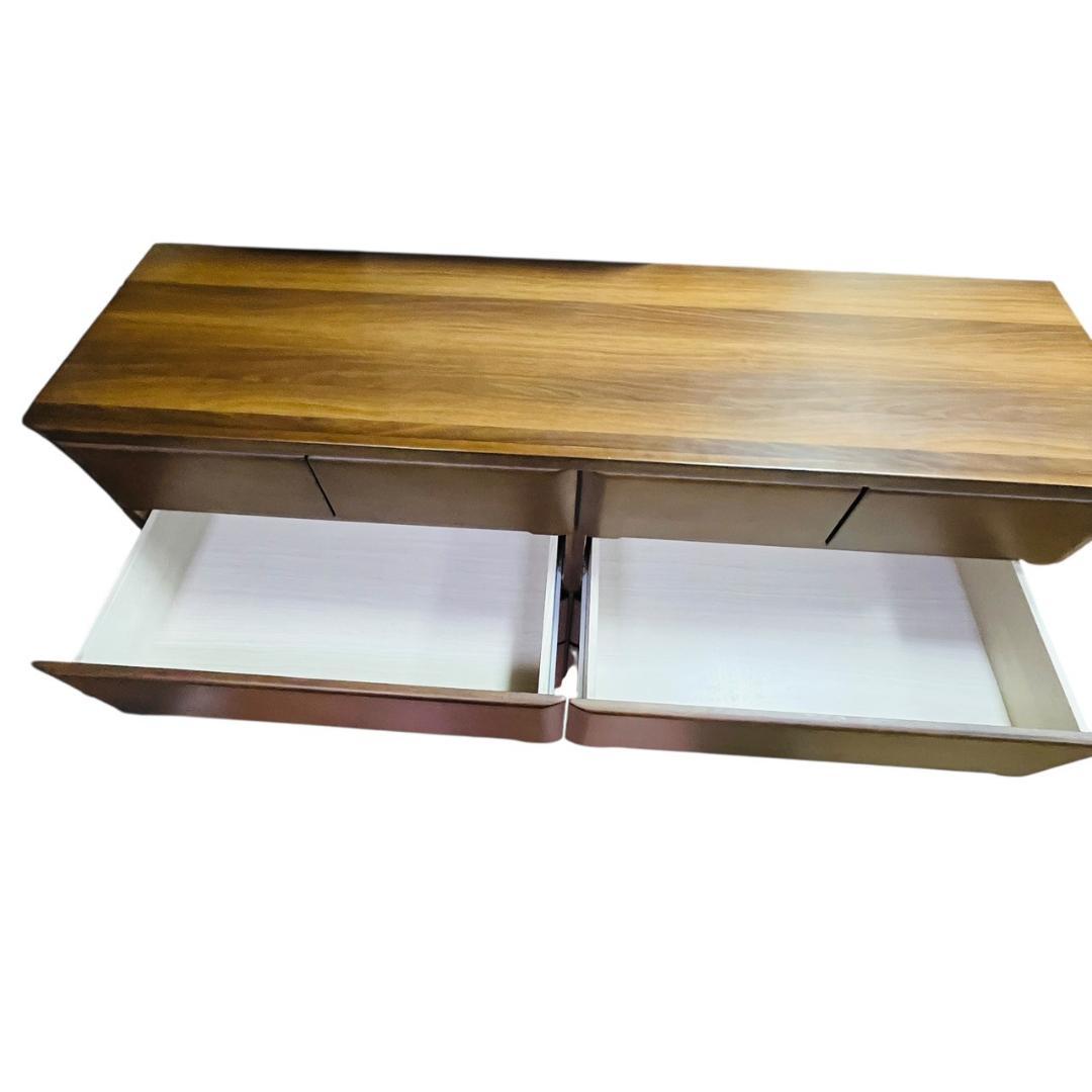 【美品】ニトリ 木製ローチェスト ダークブラウン