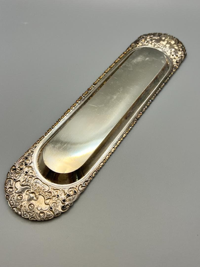 銀製品 UD800 DELUXE ナイフ プレート 聖獣バロン彫 インドネシア