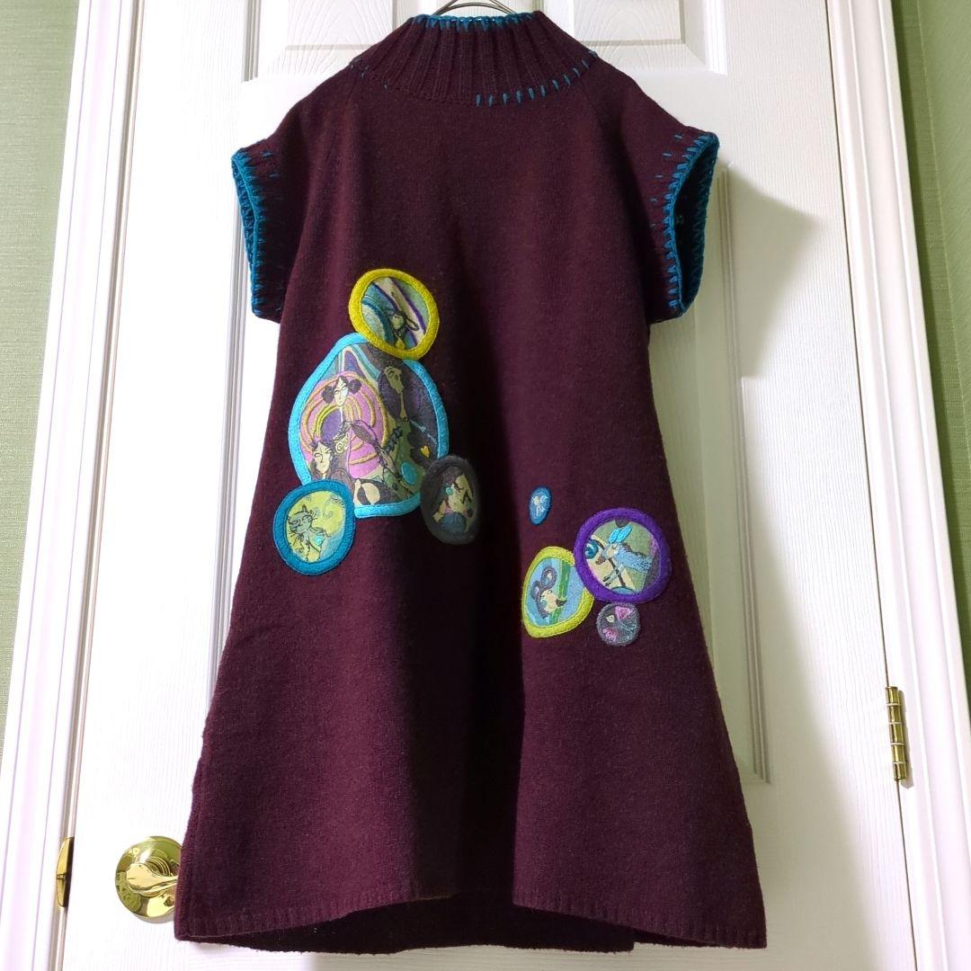 TOKUKO 1er VOL　トクコ　ニット チュニック　女性　猫　馬　鳥さん