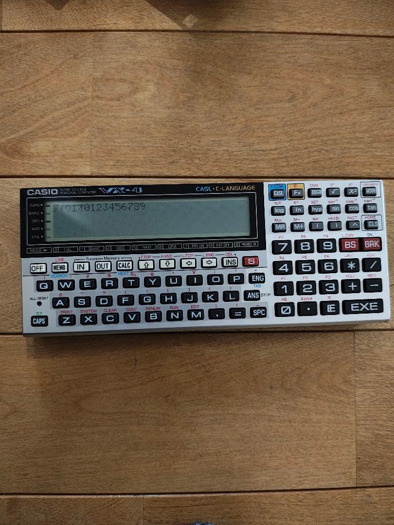 CASIO ポケコン SUPER COLLEGE VX-4本体　スーパーカレッジ