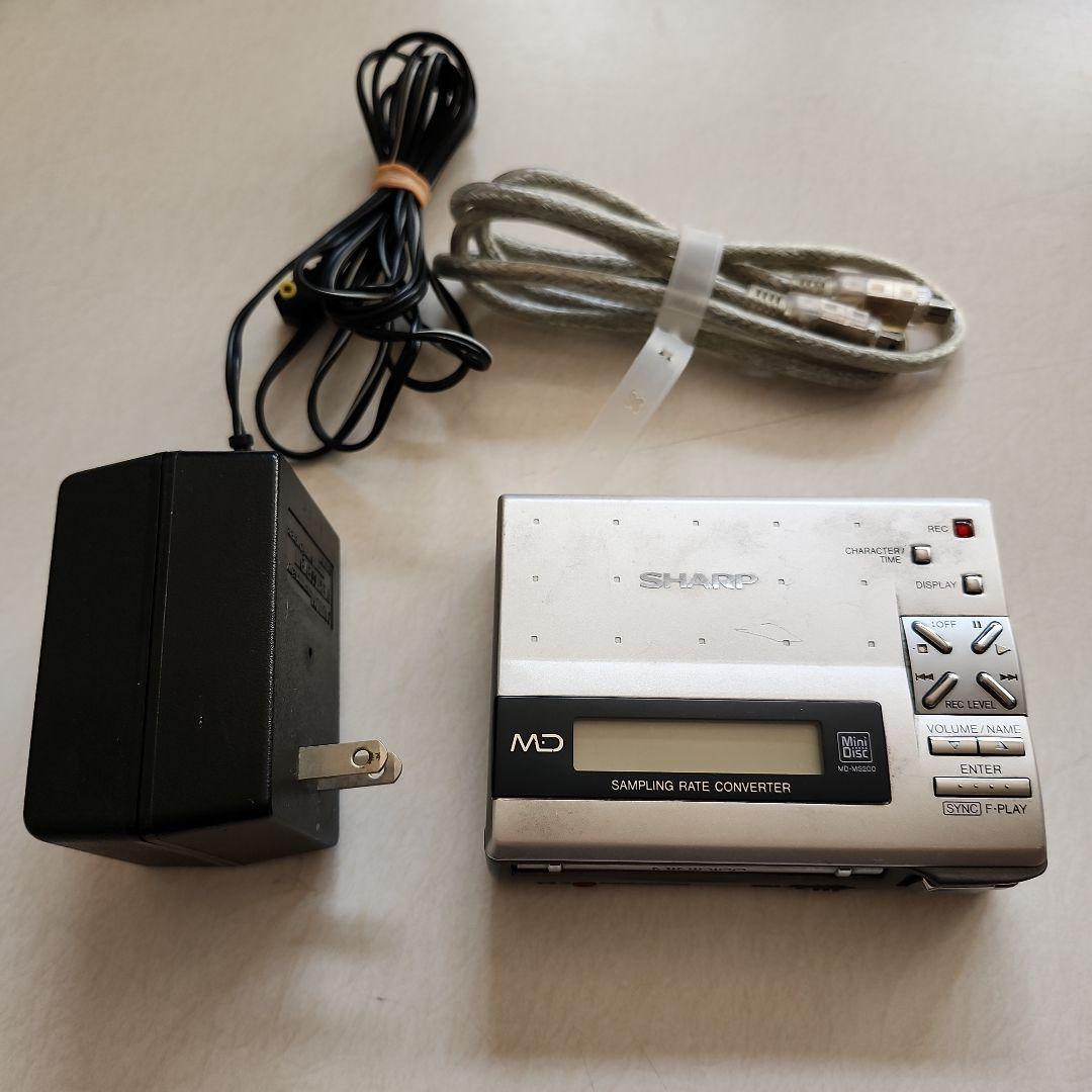 SHARP ポータブルMDレコーダープレイヤー
