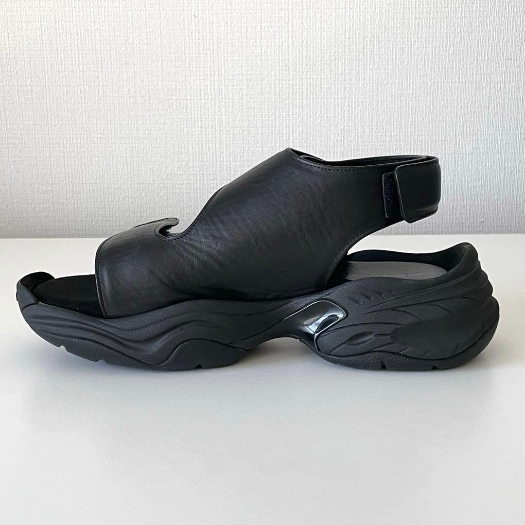 靴 ATTACHMENT 24SS CARF LEATHER SANDAL / 42