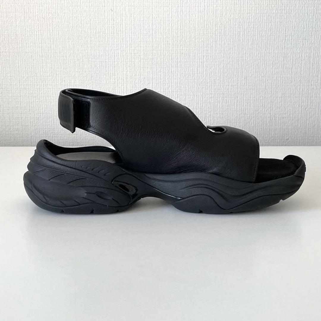 靴 ATTACHMENT 24SS CARF LEATHER SANDAL / 42