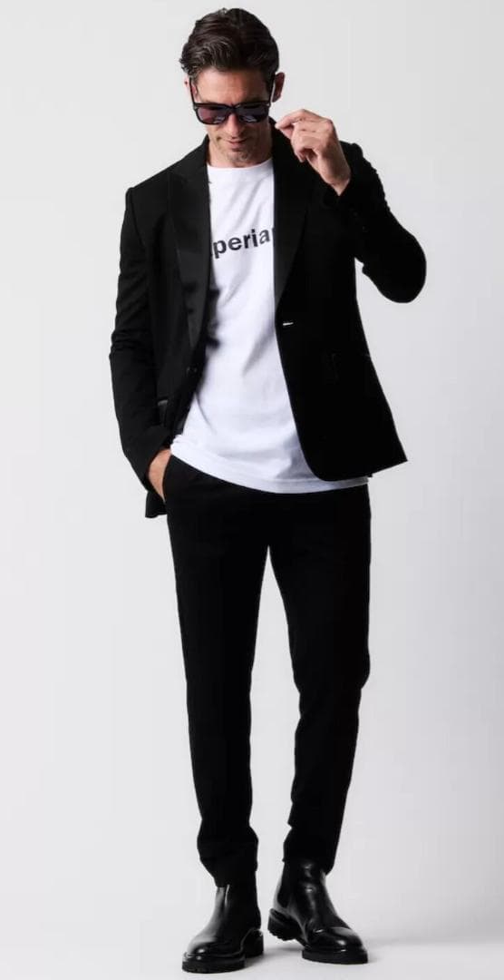 【未使用】1PIU1UGUALE3 サマーウールタキシードパンツ サイズ3