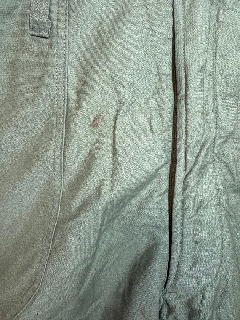 値下げ！アメリカ軍 U.S NAVY A-2 コールドウェザー デッキパンツ　L