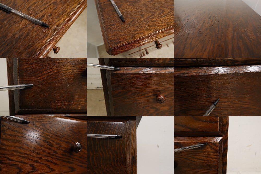 一*球様 高級 三越家具【ブルージュ】オーク材6段チェスト・整理タンス