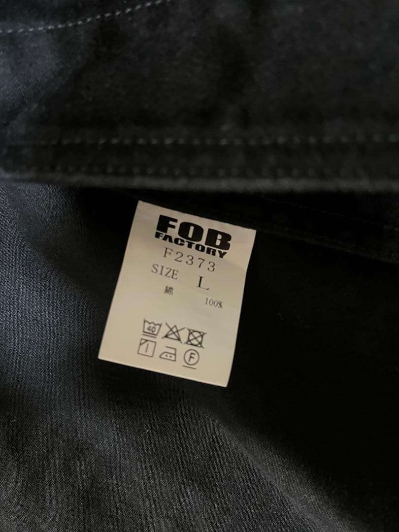 FOB Factory モールスキンジャケット　黒