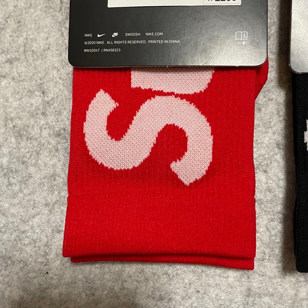 レッグウェア Supreme Nike Lightweight Crew Socks Red