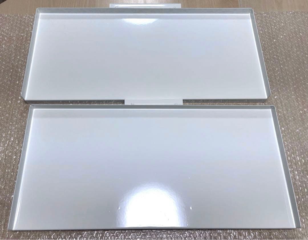 川口工器 ラダーランドリーラック ホワイト 棚3段 ミドル 200〜250cm