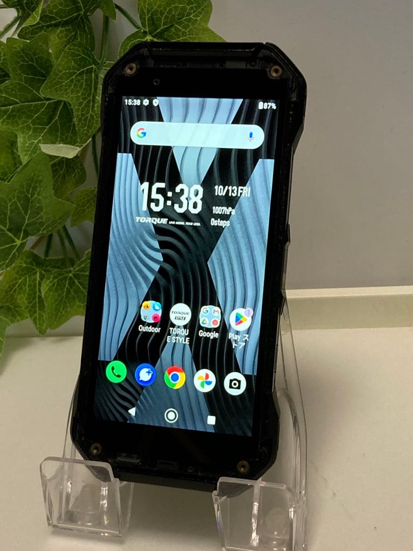 au TORQUE 5G KYG01 ブラック　SIMフリー　訳あり
