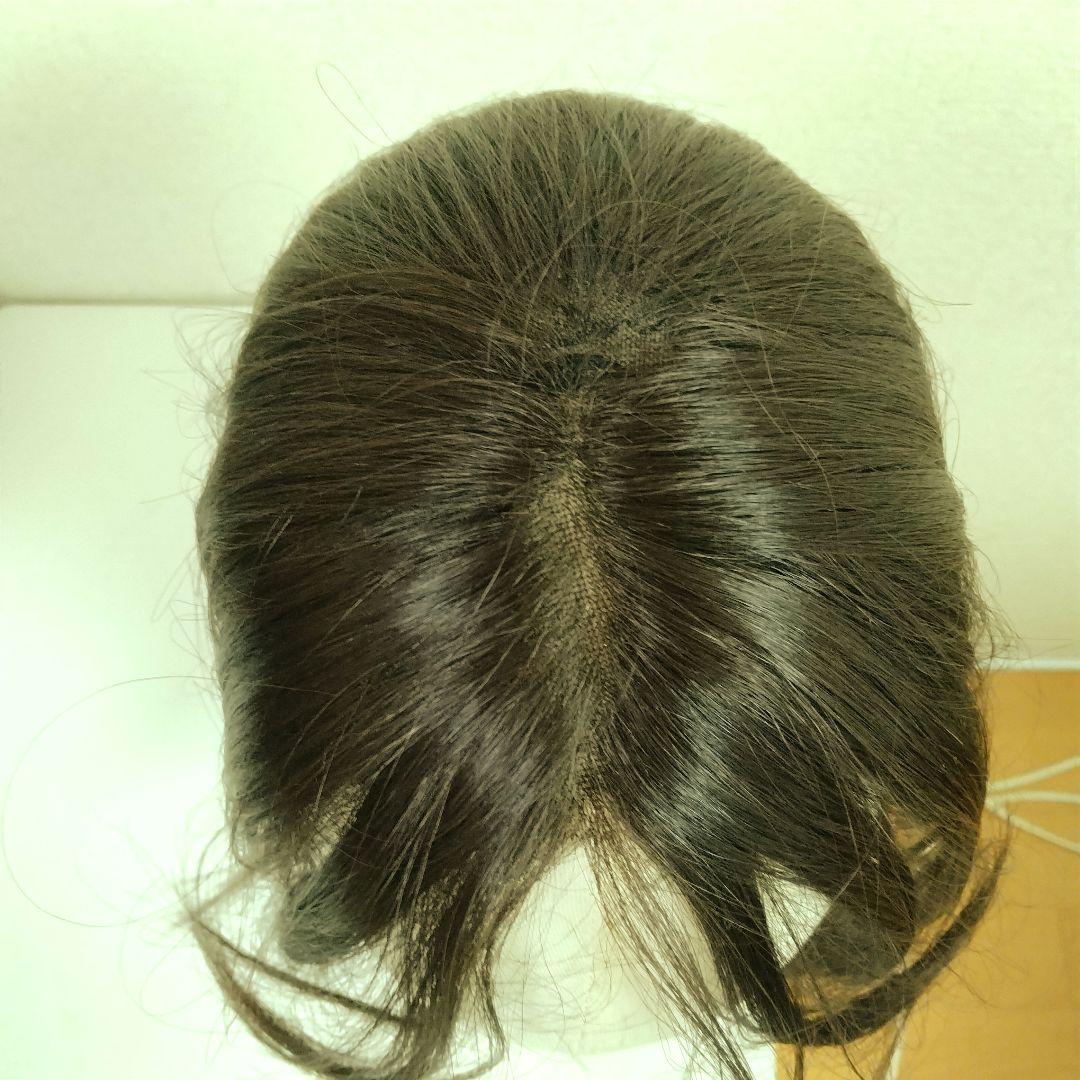 【PinkAge】手植えトップカバーサイドバングルーズCカール★ダークブラウン