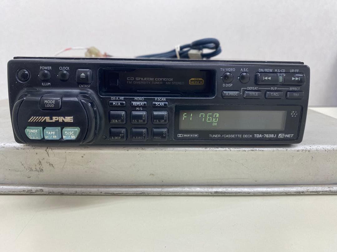 ALPINE　TDA-7638J　銅メッキシャーシ　juba 希少　アンプレス
