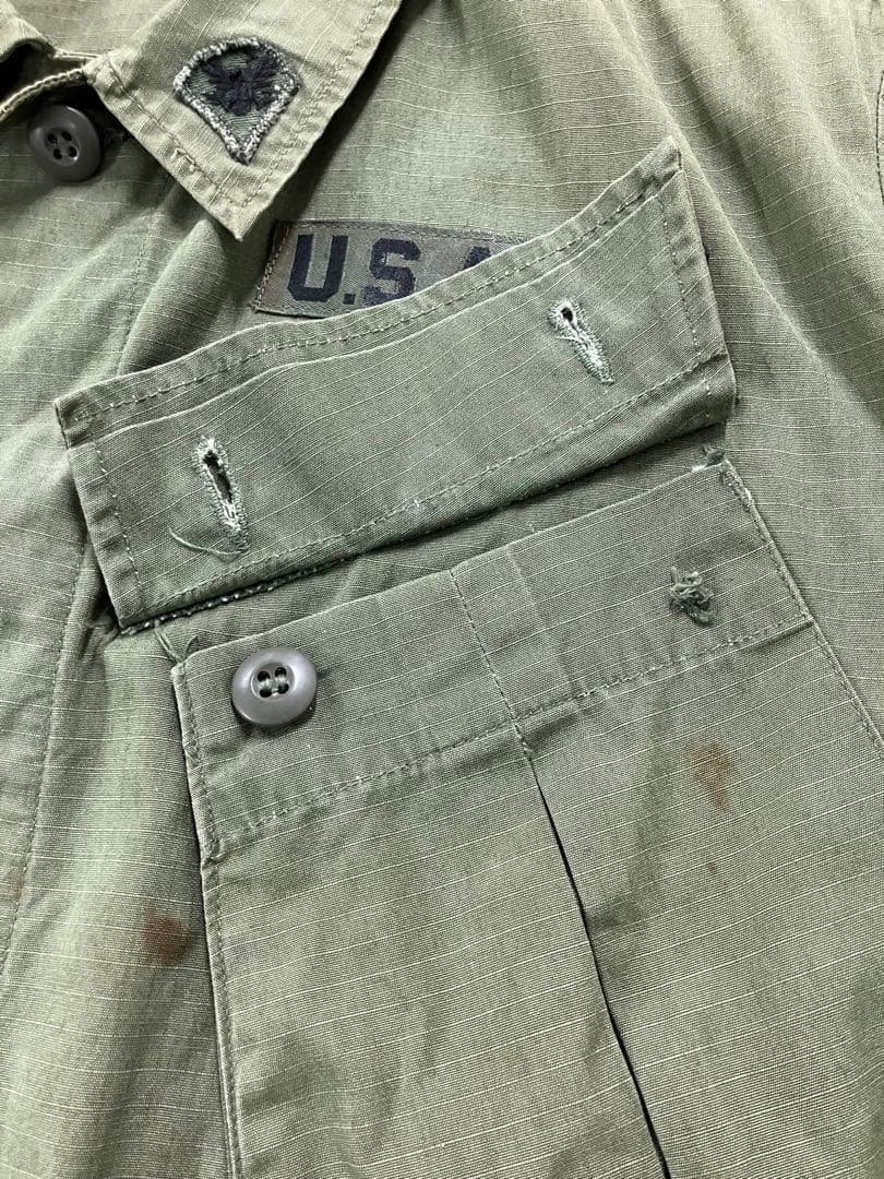 米軍実物　60's ④ ジャングルファティーグ　4th フルパッチ仕様
