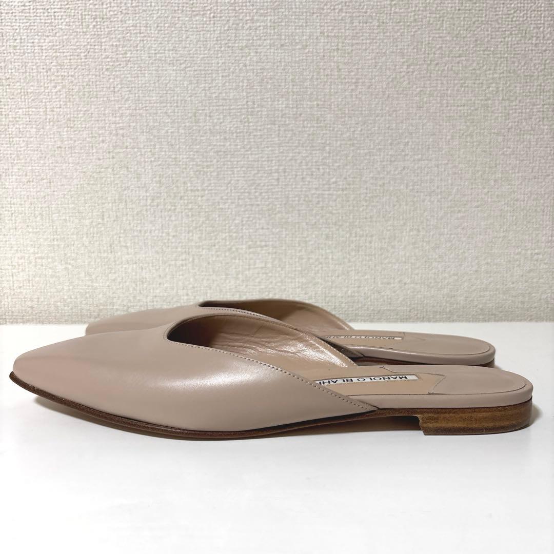 MANOLO BLAHNIK TAZA マノロブラニク 39 ミュール　パンプス