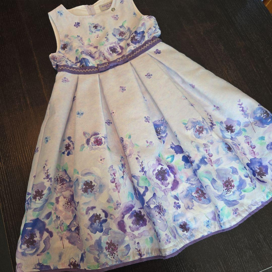 アナスイミニ　フォーマルドレス　ワンピース　入学式　ボレロ　フォーマルシューズ