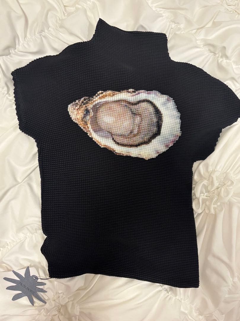 【新品未使用/タグ付き】プリーツプリントトップス musubore