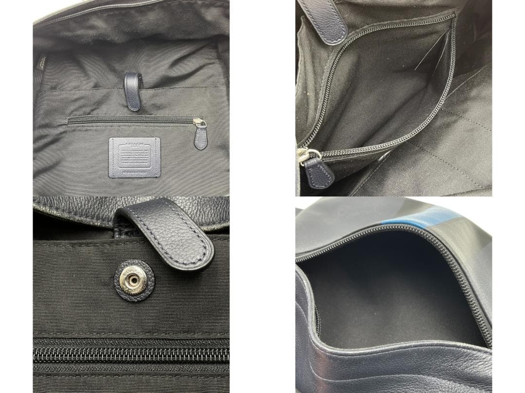 COACH F72237 レザー チャールズヴァーシティ バックパック リュック