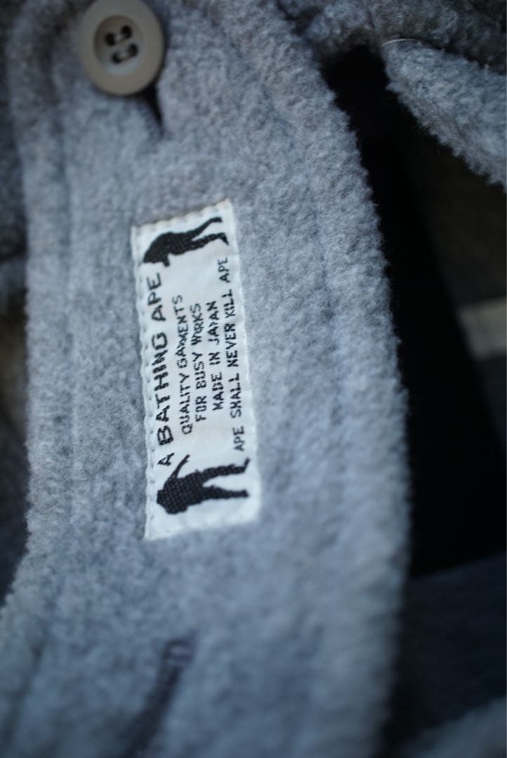 初期 90s アベイシングエイプ ポーラテック トグル ダブルコート bape