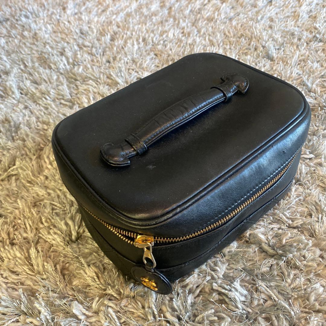 シャネル CHANEL バニティーバック　黒　ビコローレ