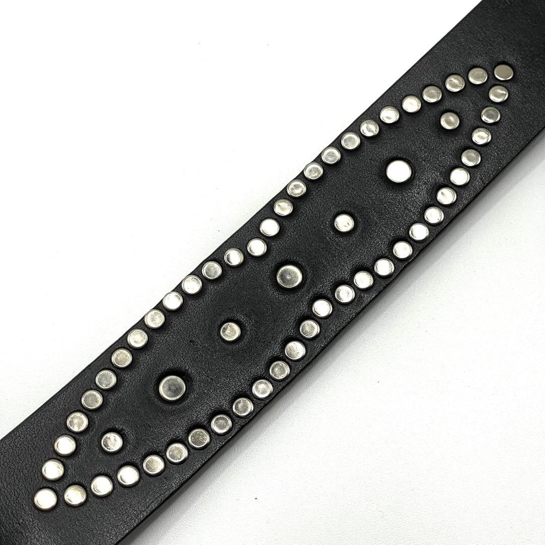 ✨希少 美品✨BURBERRY ベルト スタッズ×ハラコ y2k archive