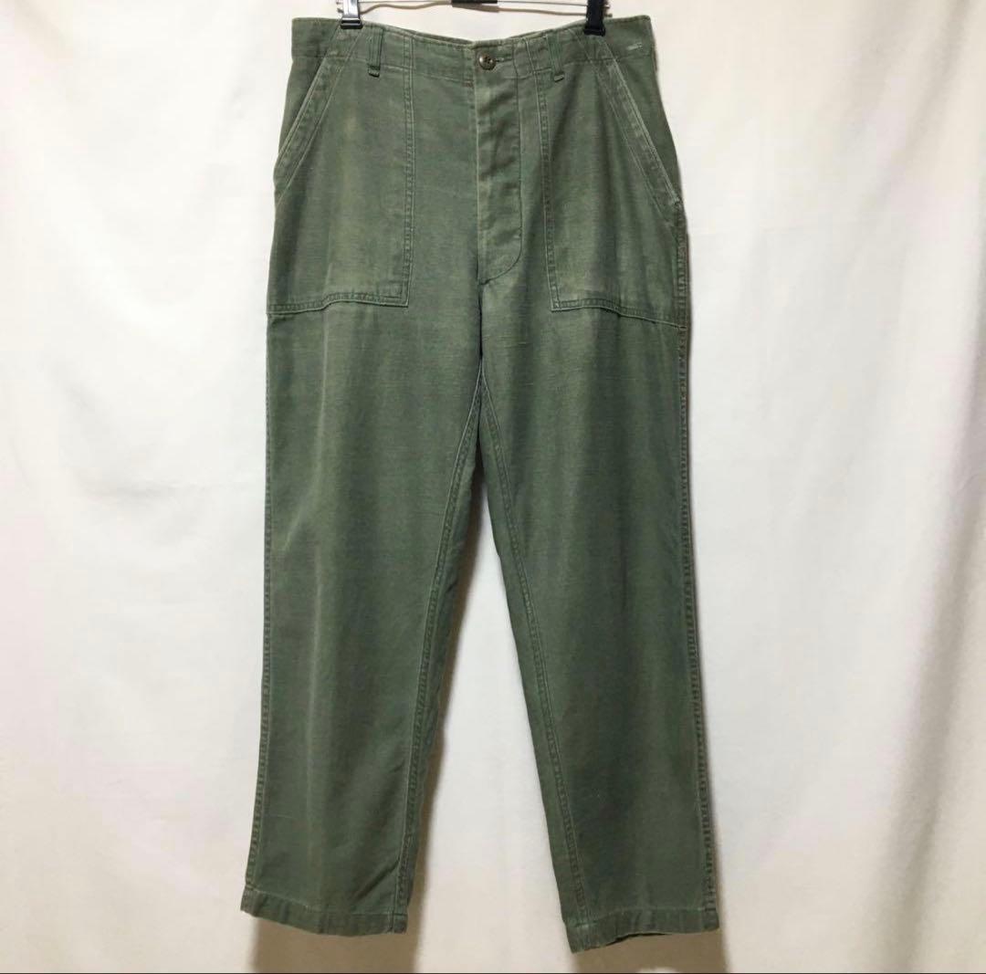 60s ベイカーパンツ ボタンフライ us army