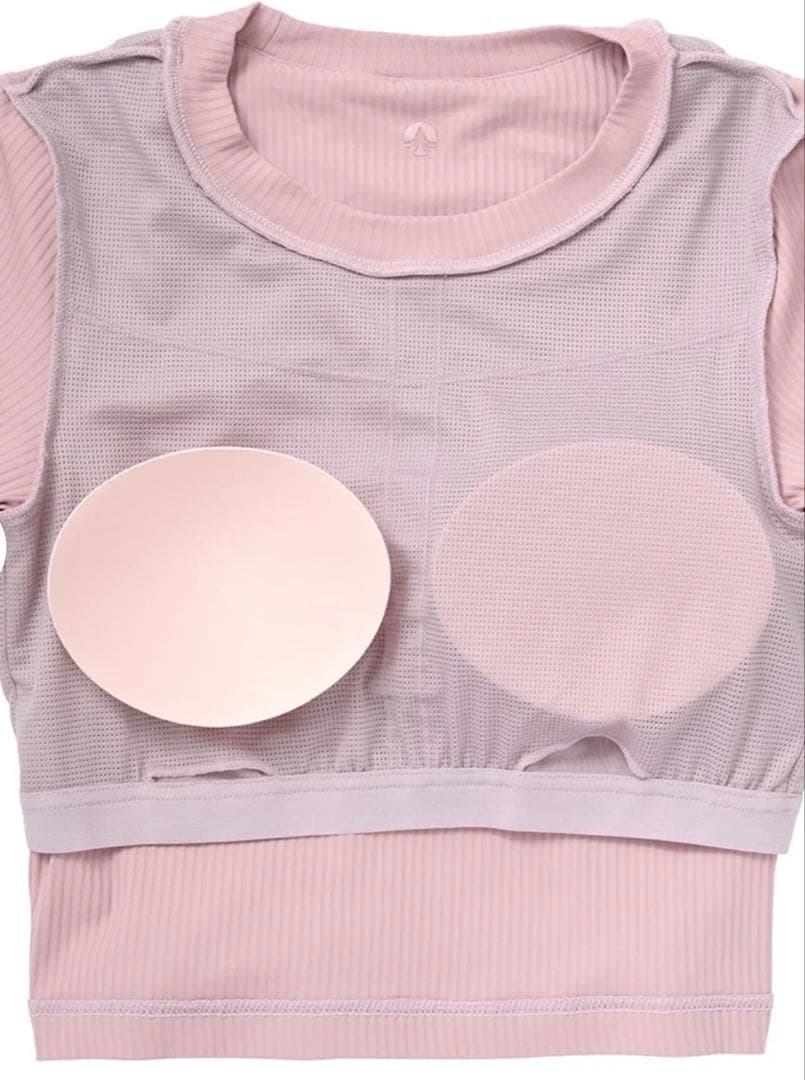 SUKALA カップ付きバックベントTee S ピンク